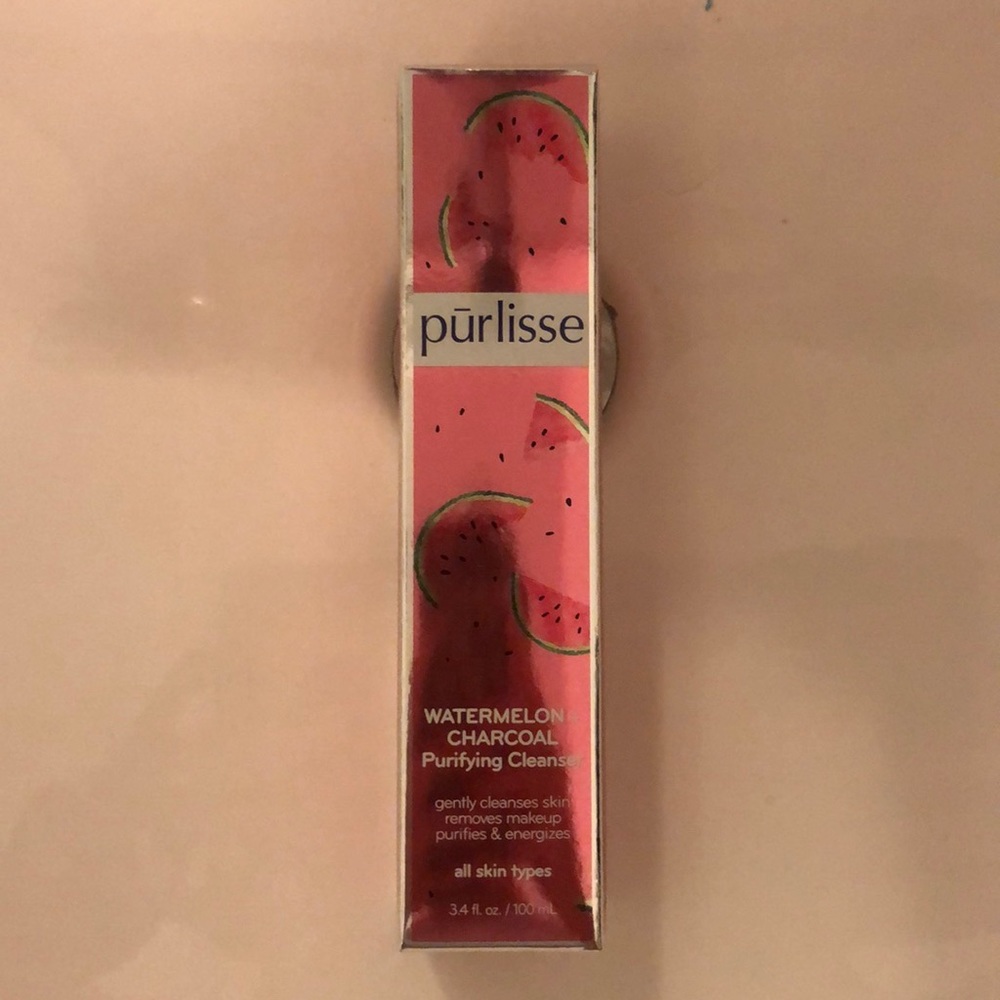 Pūrlisse watermelon charcoal face wash